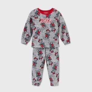 NWT Disney Toddler Mickey Mouse & Friends 2pc Pajama Set JOY 2T